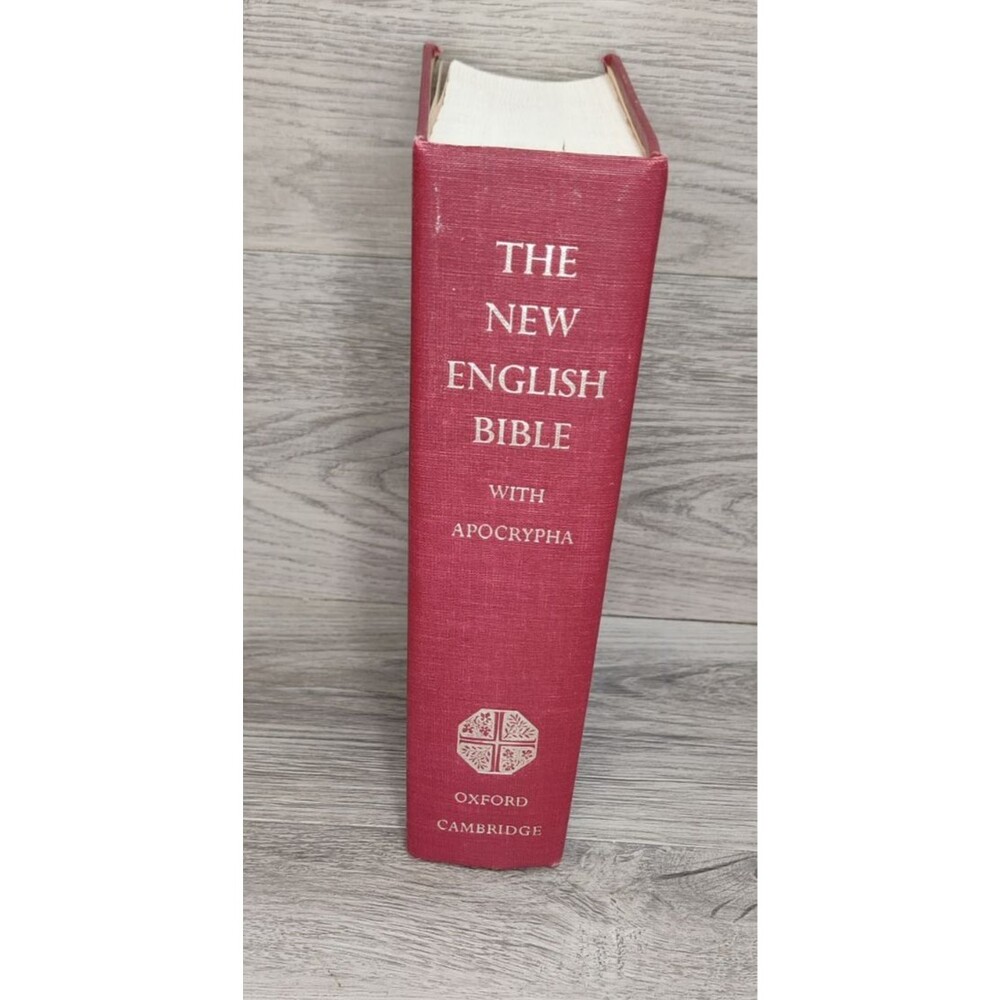 Vintage 1970 The New English Bible With Apocrypha Hardcover Book-Christian